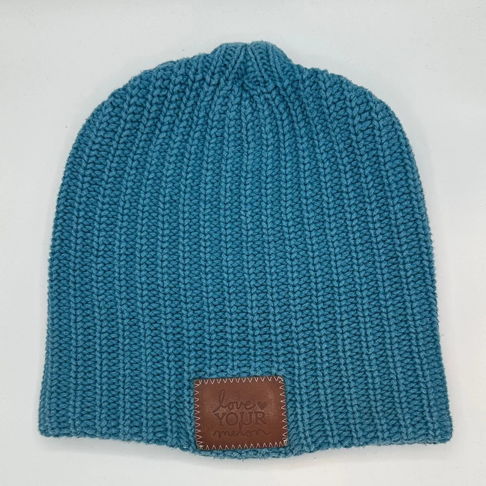 Love Your Melon teal/aqua beanie